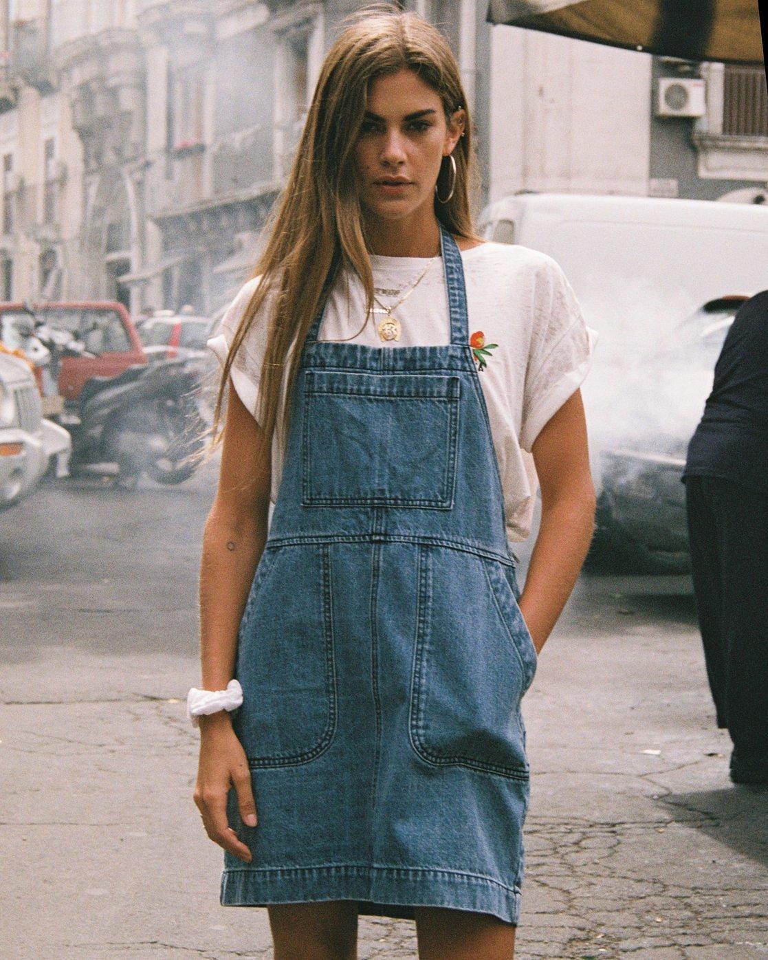 Product gallery image number 2 for product Bolt Out Denim Dress - Women's