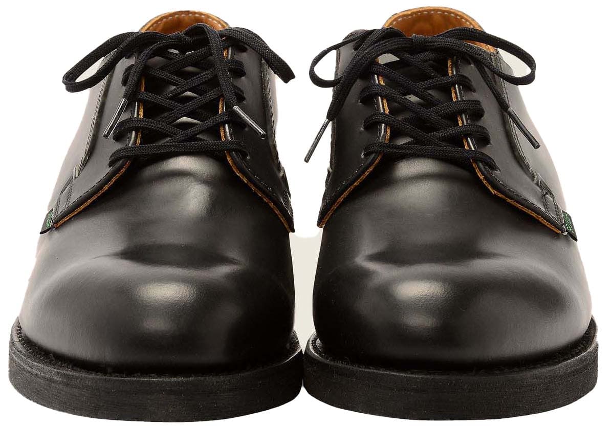 Product gallery image number 5 for product Postman Oxford Black Chaparral Leather Shoes - Men's