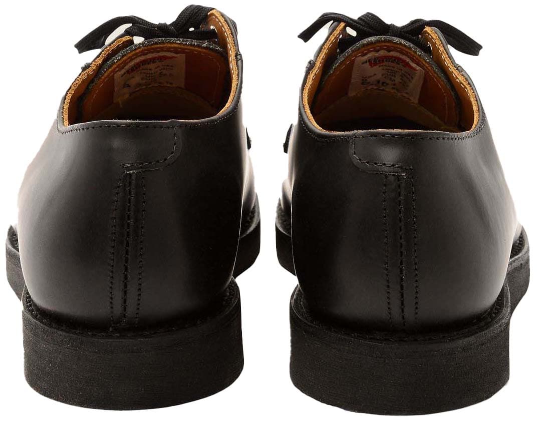 Product gallery image number 2 for product Postman Oxford Black Chaparral Leather Shoes - Men's