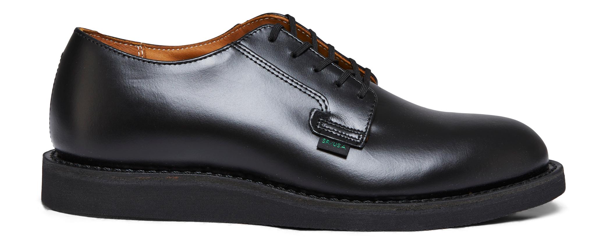Product gallery image number 1 for product Postman Oxford Black Chaparral Leather Shoes - Men's