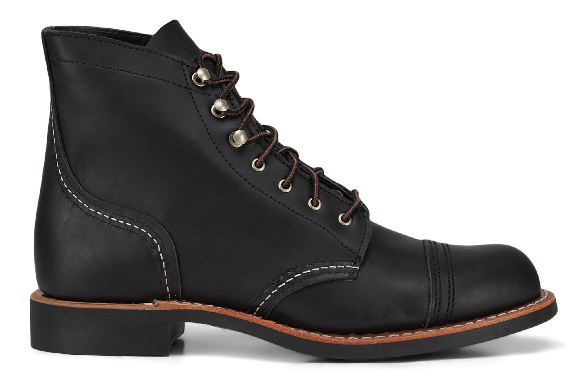 Image de produit pour Iron Ranger Black Boundary Leather Boots - Women's
