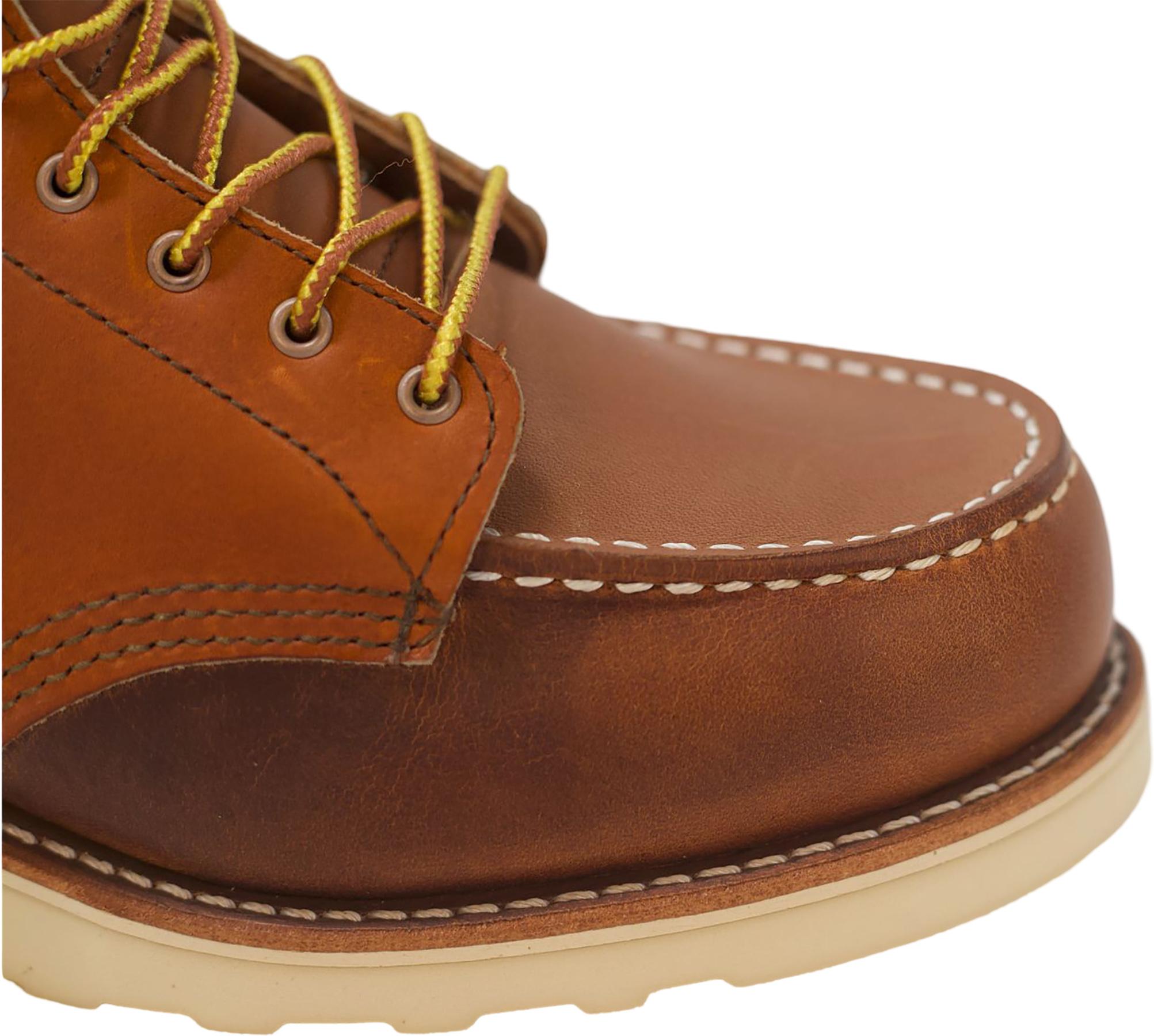 Product gallery image number 4 for product The Red Wing Shoes x The Great Classic Moc Oro Russet 6 Inches Leather Boots - Women's