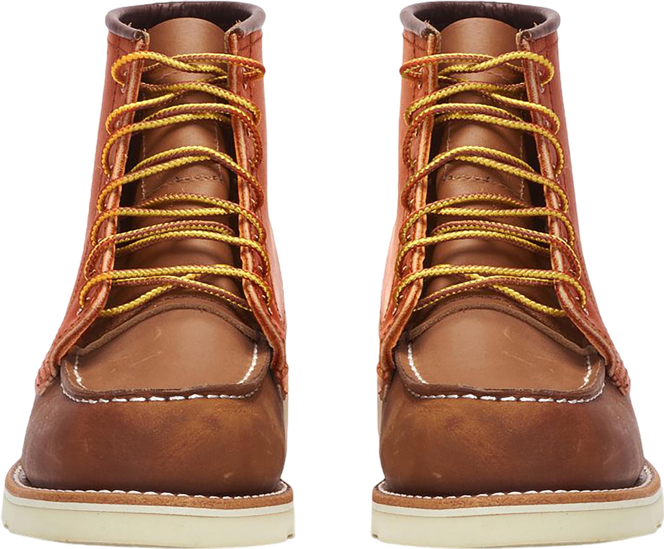 Product gallery image number 3 for product The Red Wing Shoes x The Great Classic Moc Oro Russet 6 Inches Leather Boots - Women's