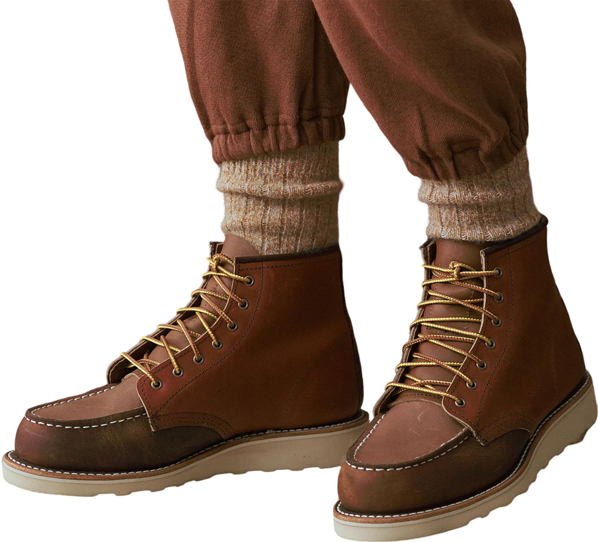 Product gallery image number 5 for product The Red Wing Shoes x The Great Classic Moc Oro Russet 6 Inches Leather Boots - Women's