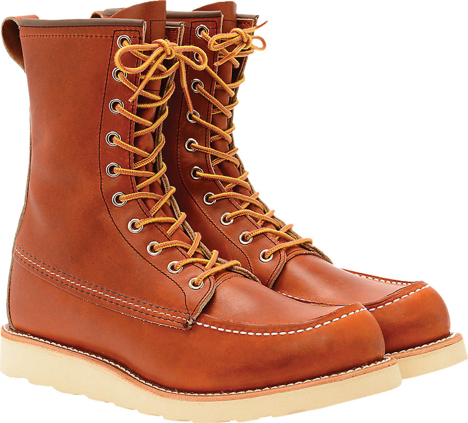 Product gallery image number 4 for product 8" Classic Moc Toe Oro Legacy Boots - Men's