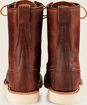 Product gallery image number 2 for product 8-inch Classic Copper Rough and Tough Leather Moc - Men's