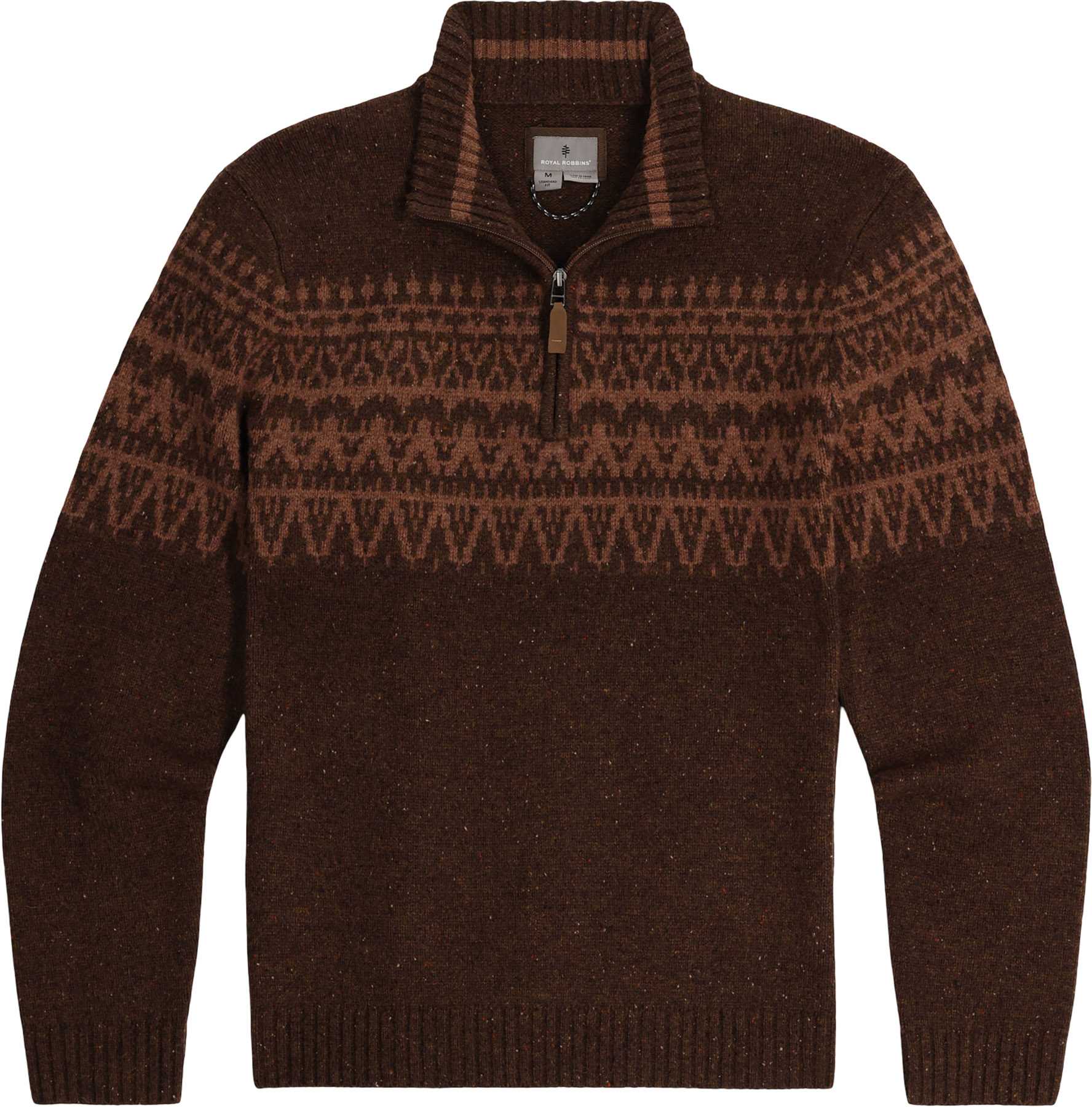Seal Brown Heather Shasta Pattern