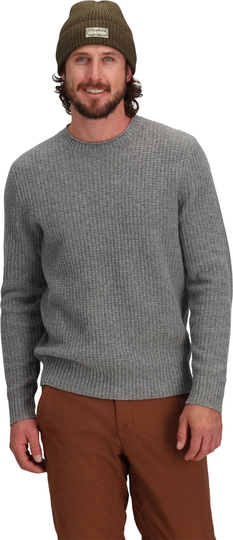 Product gallery image number 4 for product Rockcraft Waffle Crewneck Sweater - Men's