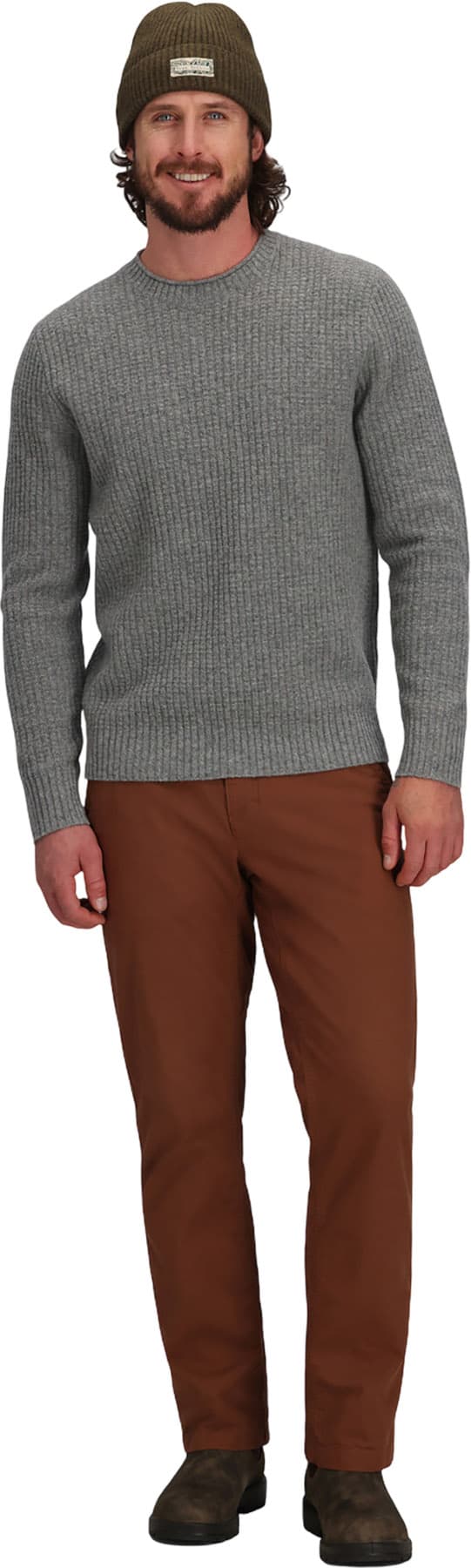 Product gallery image number 5 for product Rockcraft Waffle Crewneck Sweater - Men's