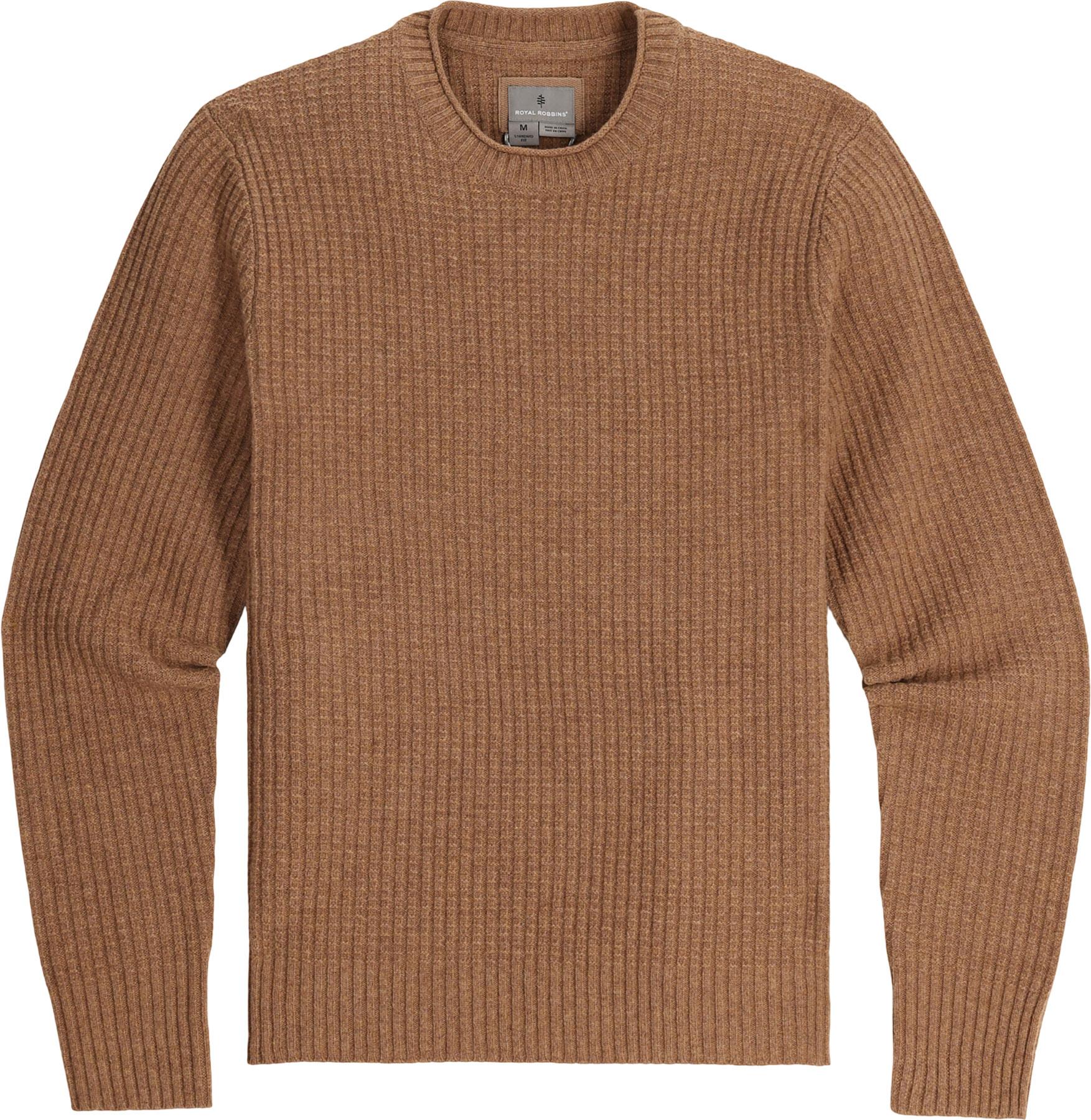 Product image for Rockcraft Waffle Crewneck Sweater - Men's