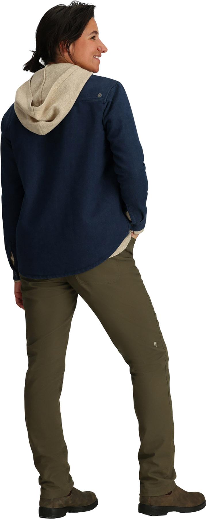 Numéro de l'image de la galerie de produits 2 pour le produit Manteau-chemise à manches longues en chanvre Clouds Rest - Femme