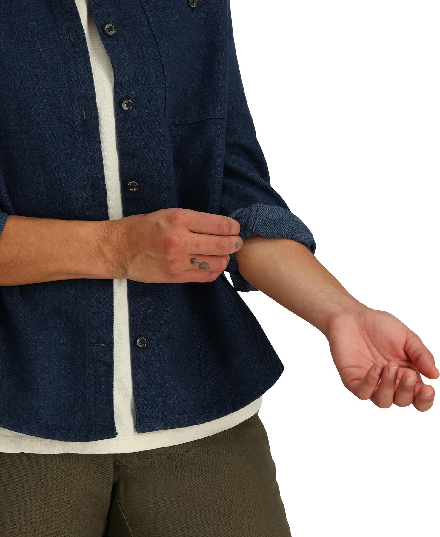 Numéro de l'image de la galerie de produits 3 pour le produit Manteau-chemise à manches longues en chanvre Clouds Rest - Femme