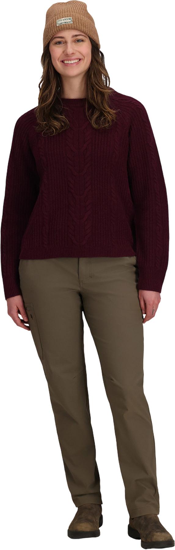 Numéro de l'image de la galerie de produits 2 pour le produit Chandail à col rond en tricot torsadé Rockcraft - Femme 