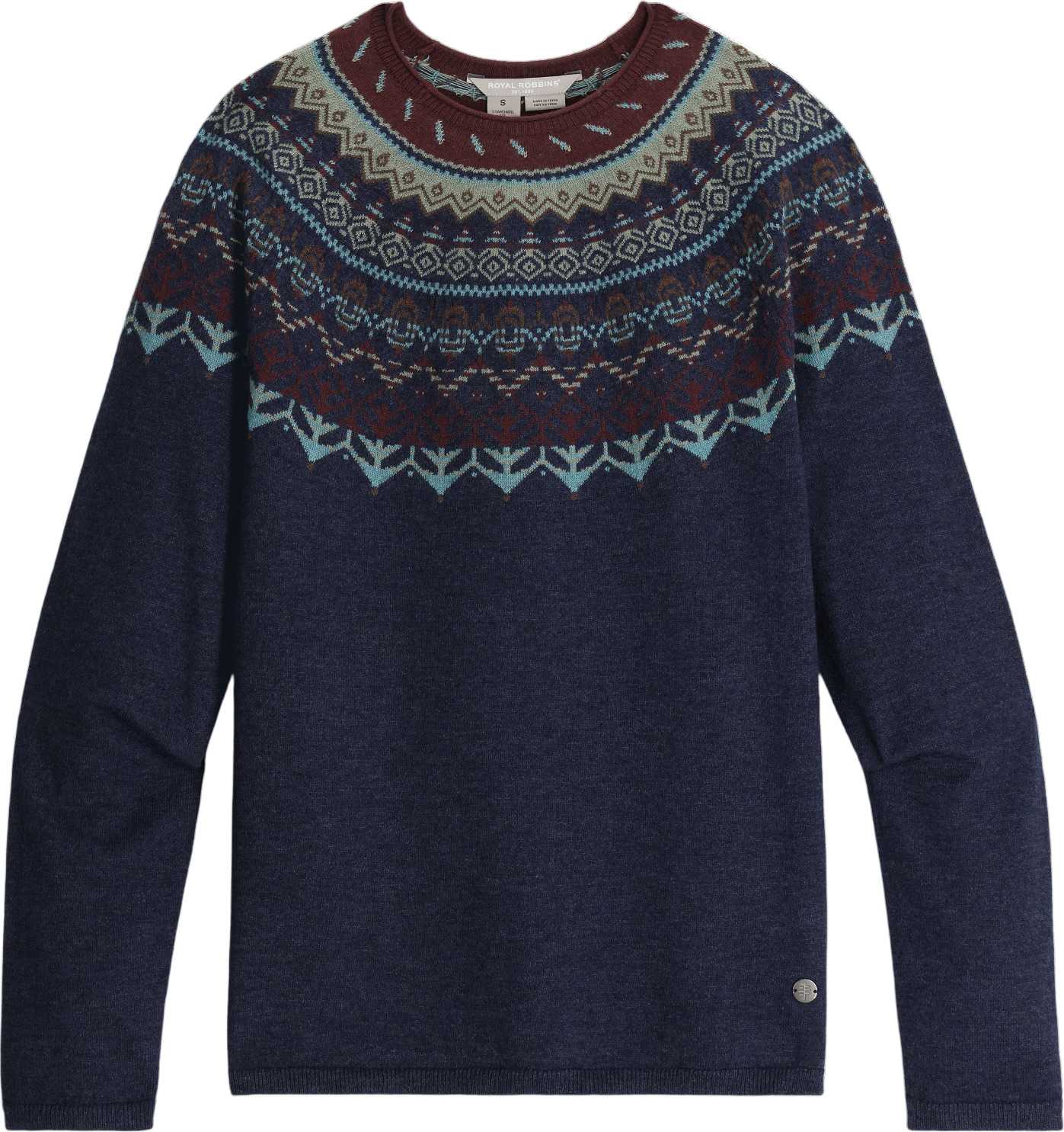 Deep Blue Heather Monarch Pattern