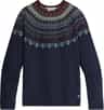Couleur: Deep Blue Heather Monarch Pattern