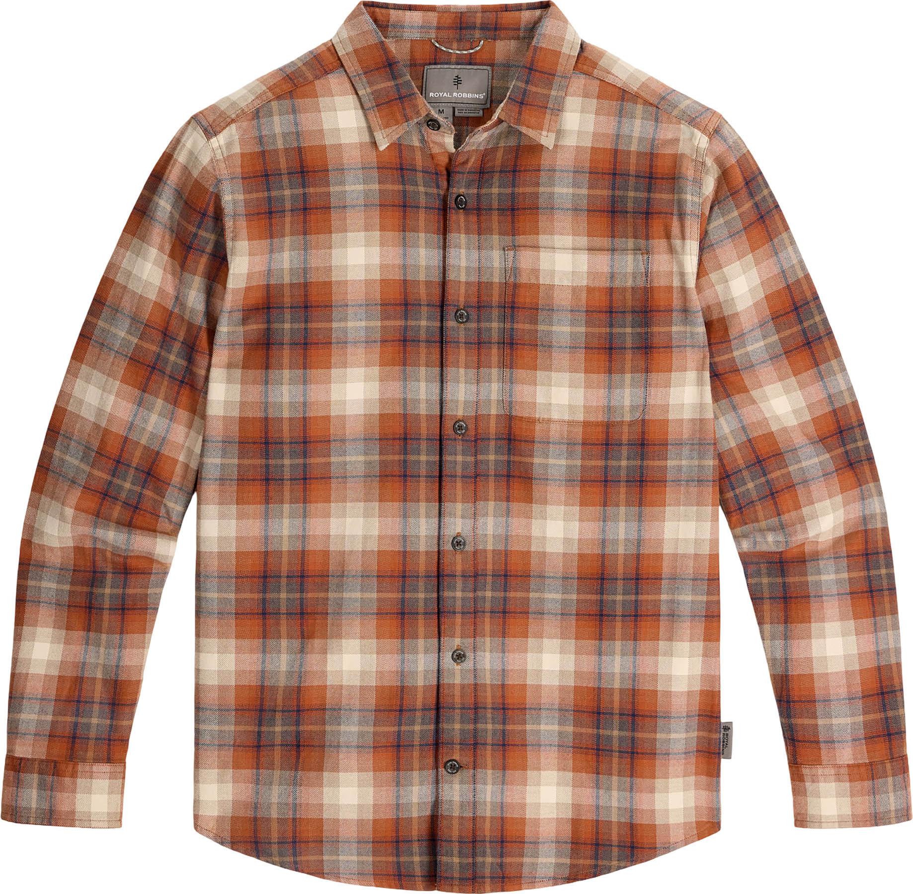 Product image for Lieback Organic Cotton Long Sleeve Flannel Shirt - Men's