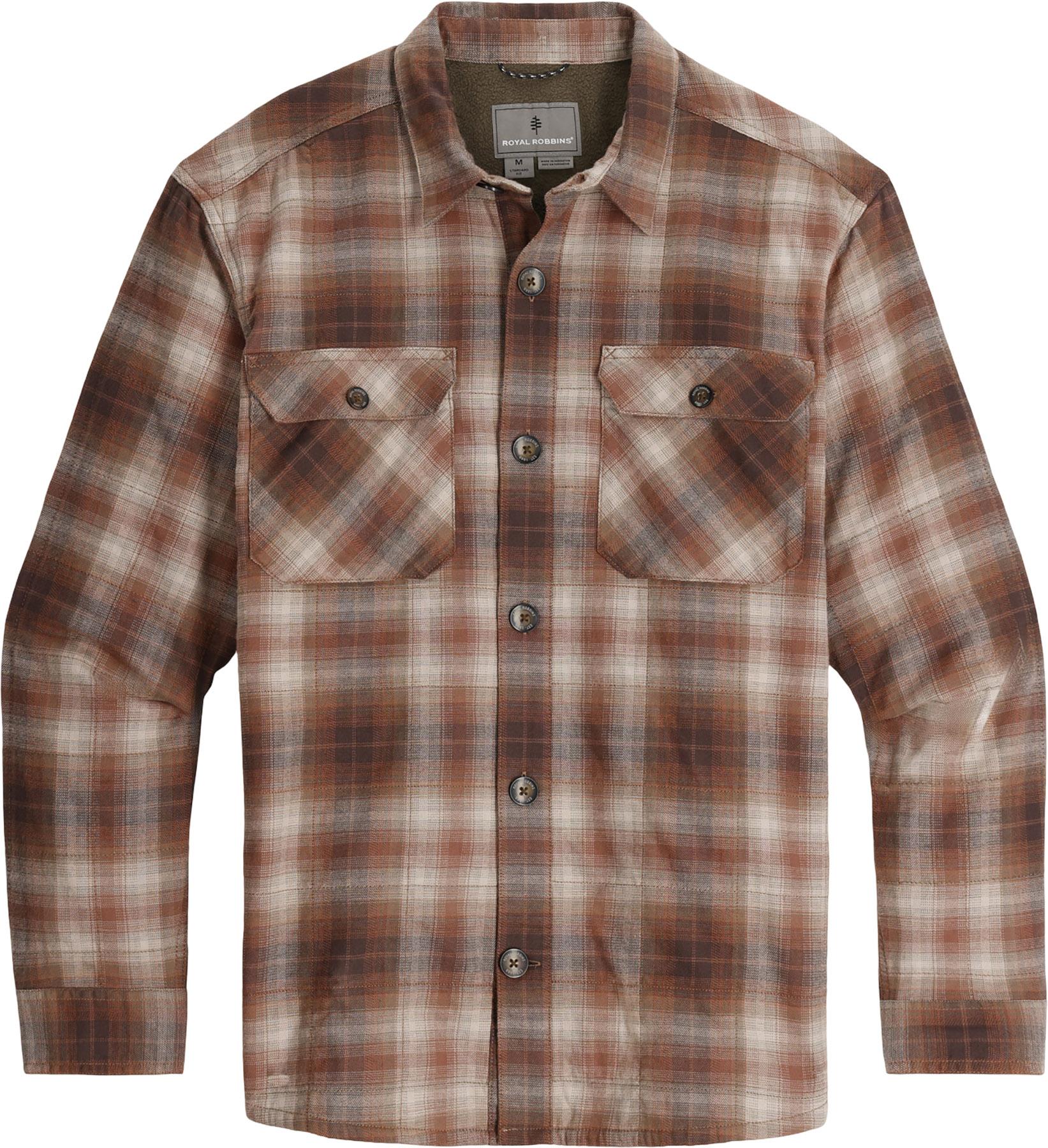 Image de produit pour Manteau en flanelle doublée à manches longues Snowcap - Homme
