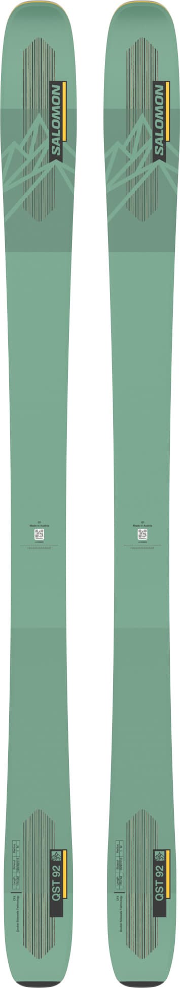 Product gallery image number 1 for product QST 92 Skis - Unisex