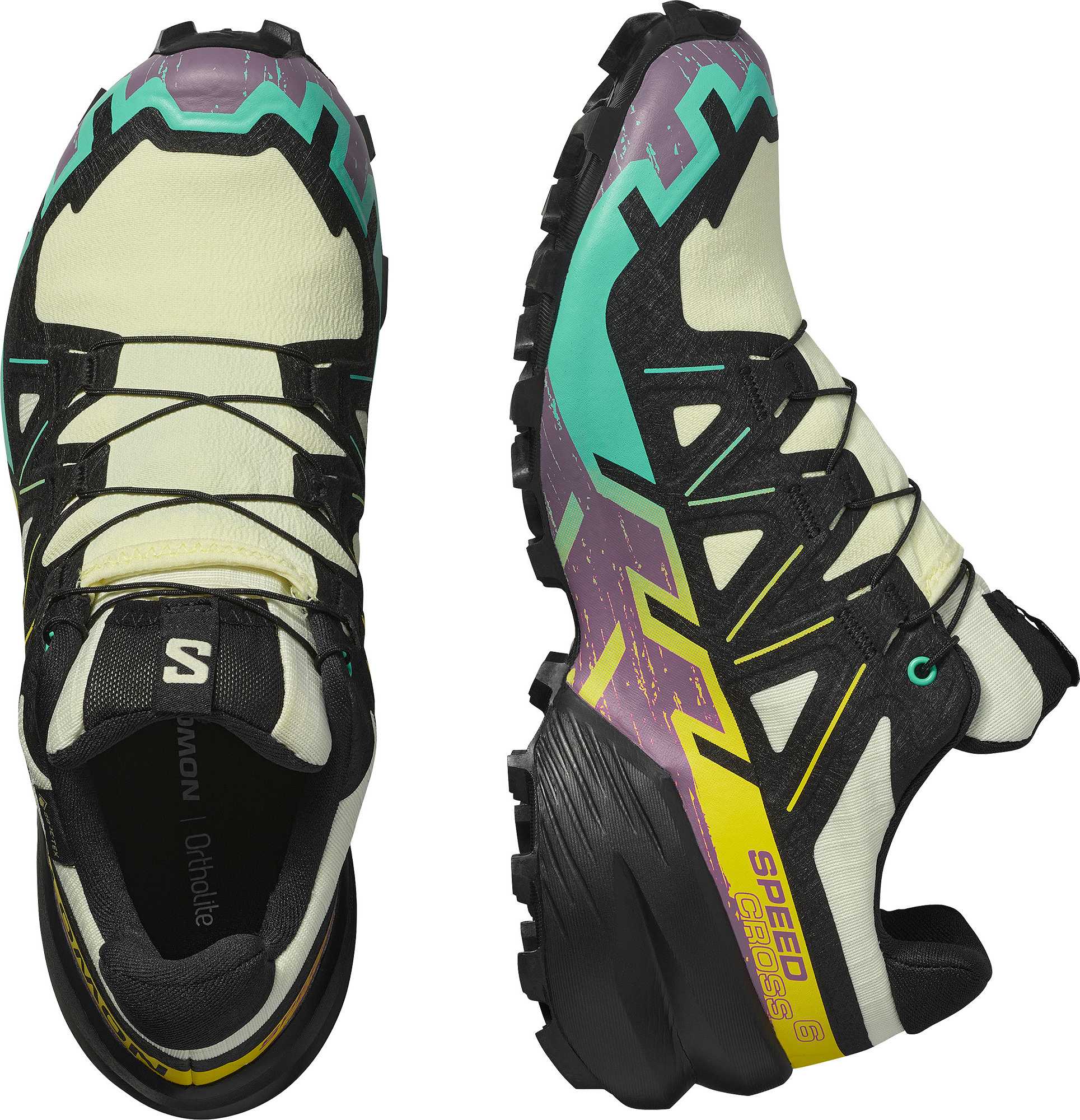 Transparent Yellow - Black - Waterfall