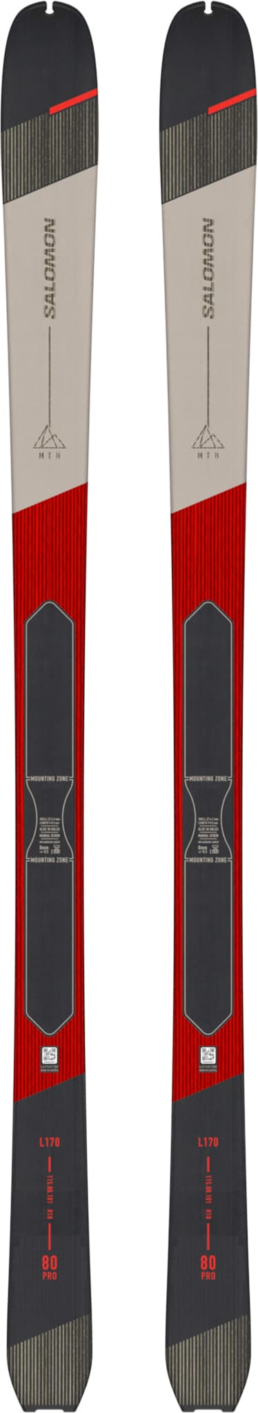 Product gallery image number 1 for product MTN 80 Pro Touring Skis - Unisex