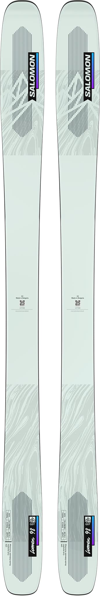 Product gallery image number 1 for product QST Lumen 98 Freeride Skis - Women's