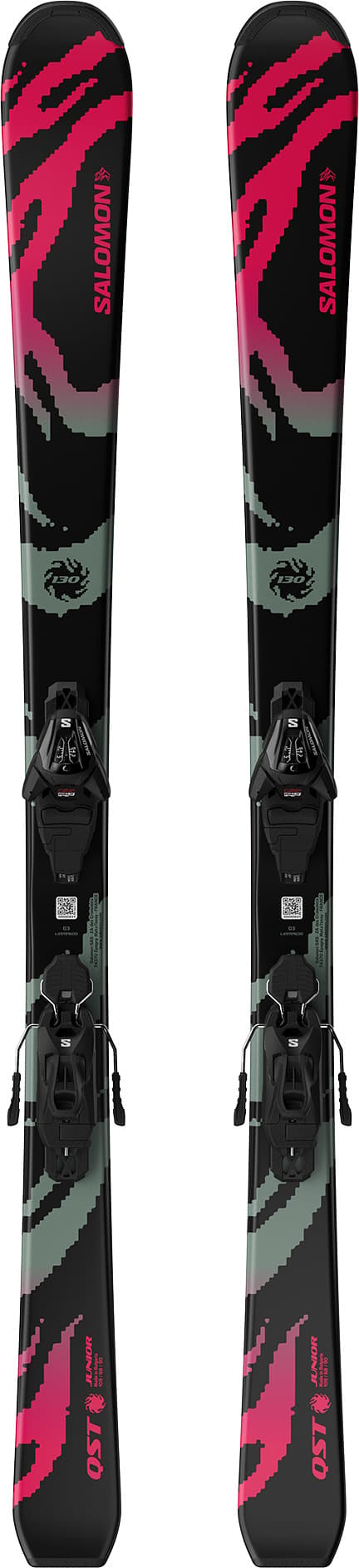 Image de produit pour Skis alpins QST Black M (and L6) - Enfant