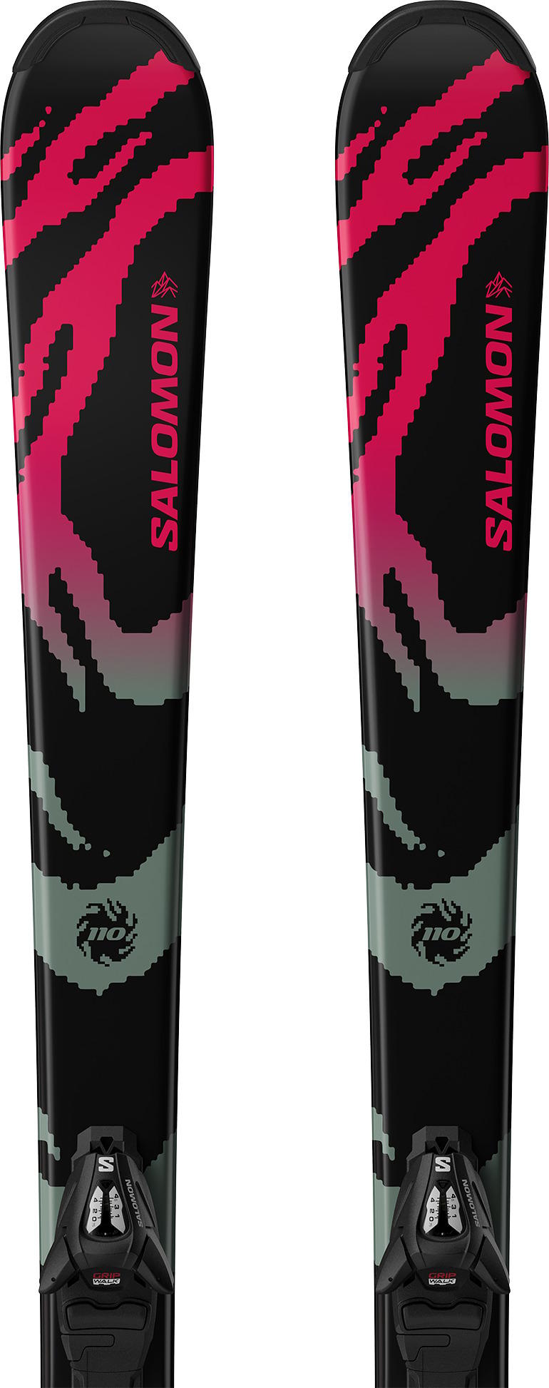 Numéro de l'image de la galerie de produits 2 pour le produit Skis alpins QST Black S (and C5) - Enfant