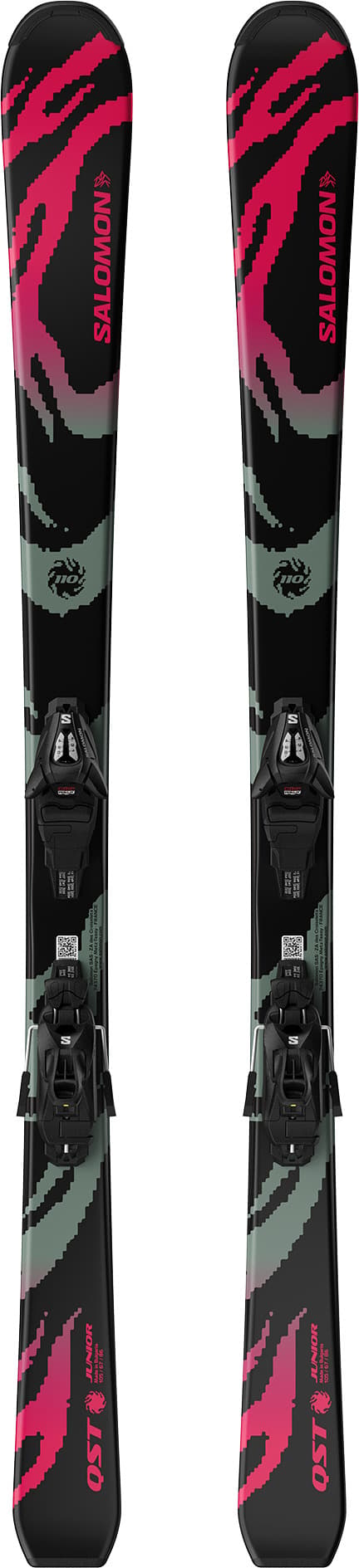 Image de produit pour Skis alpins QST Black S (and C5) - Enfant