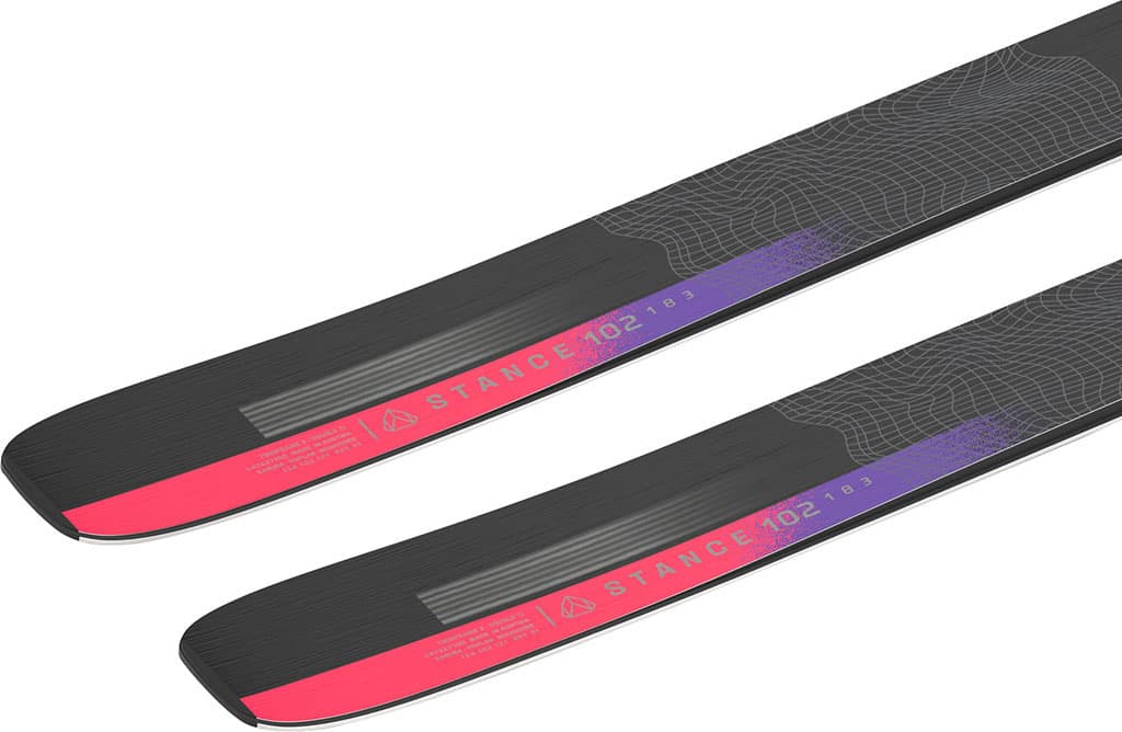 Product gallery image number 4 for product Stance 102 All-Mountain Skis - Unisex