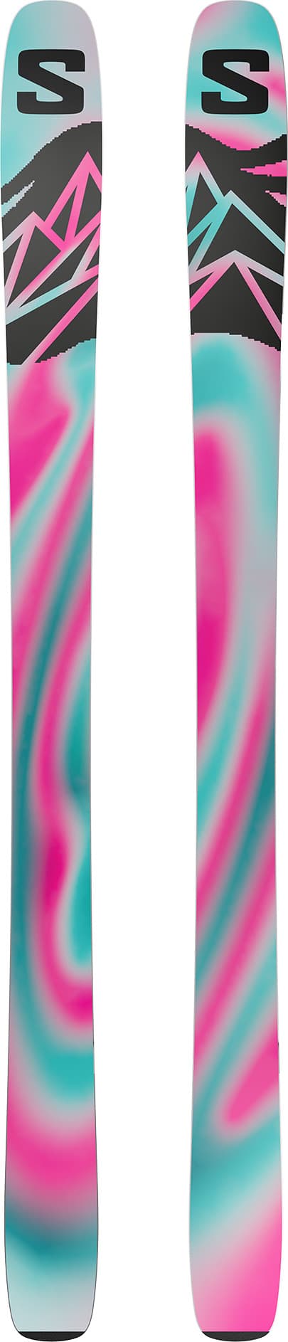 Numéro de l'image de la galerie de produits 2 pour le produit Skis alpins QST 106 Black/Pink - Unisexe