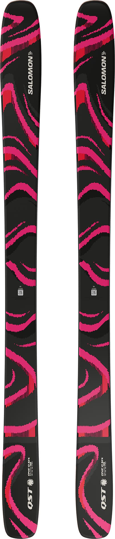 Image de produit pour Skis alpins QST 106 Black/Pink - Unisexe