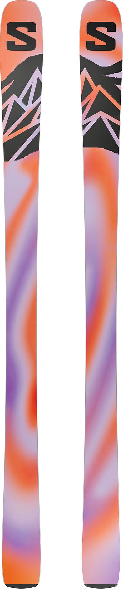 Numéro de l'image de la galerie de produits 2 pour le produit Skis alpins QST 94 Lilac - Unisexe