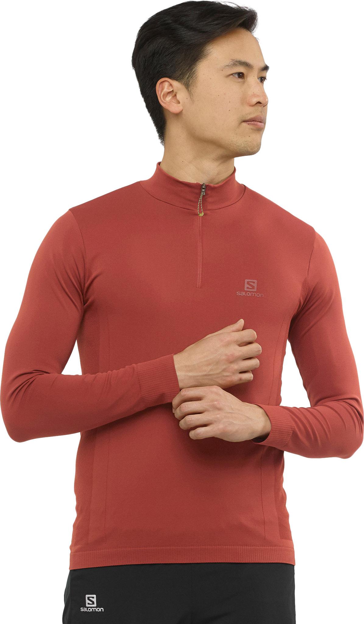 Product gallery image number 3 for product Explore Seamless Half Zip Pullover - Men's