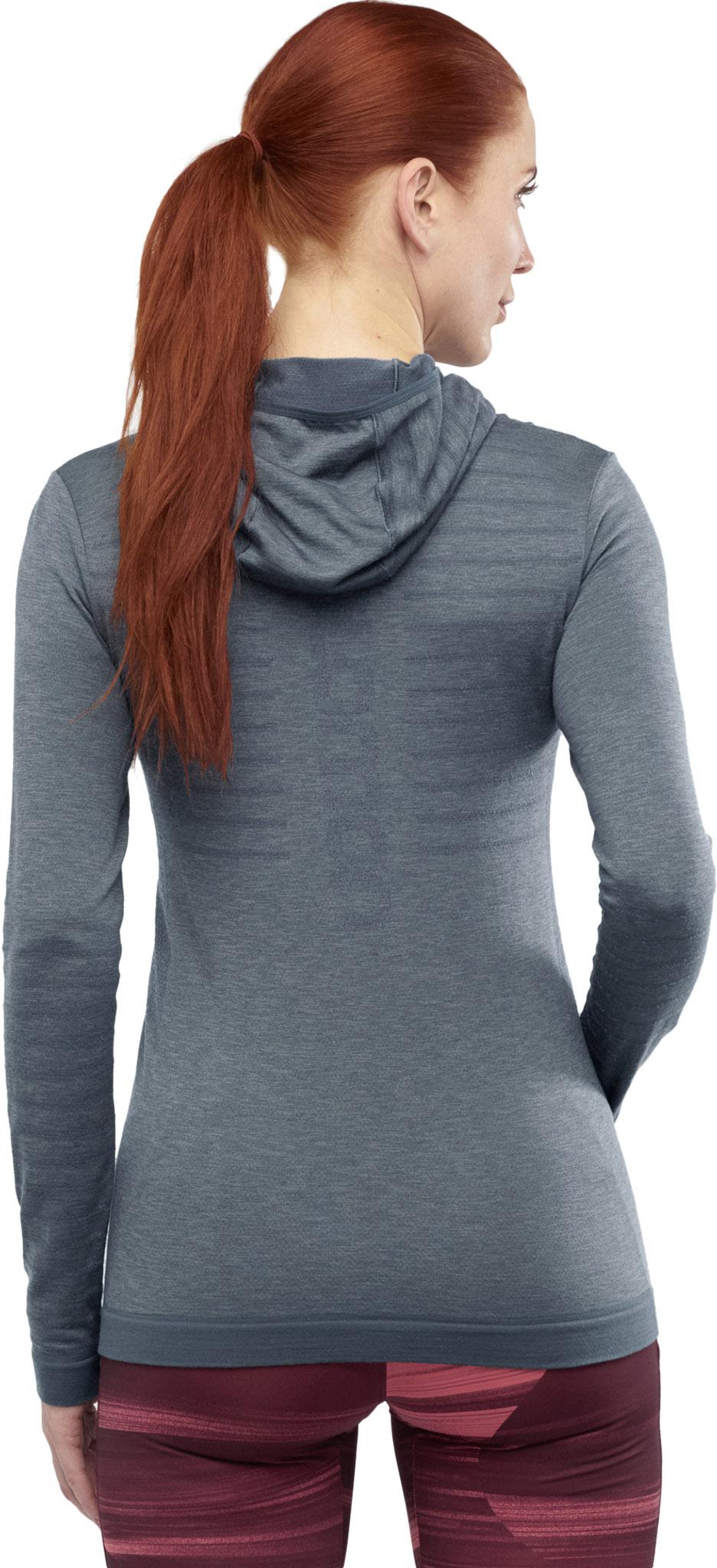 Product gallery image number 2 for product Outspeed Wool Long Sleeve Hoodie - Women's