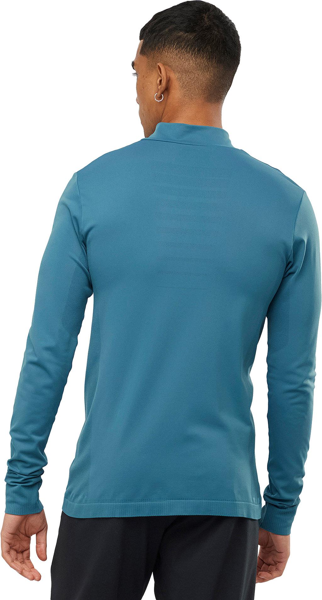 Product gallery image number 3 for product Explore Seamless Halfzip Tee - Men's