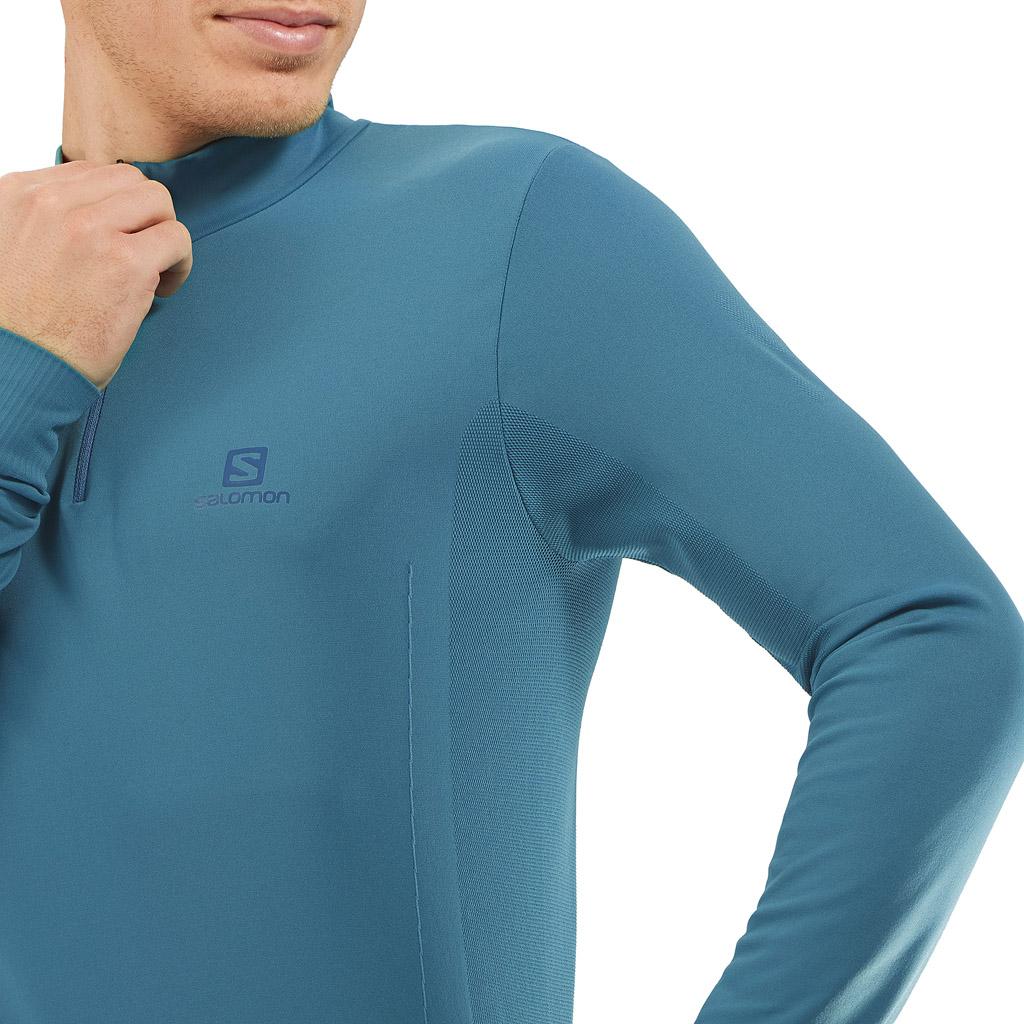 Product gallery image number 5 for product Explore Seamless Halfzip Tee - Men's