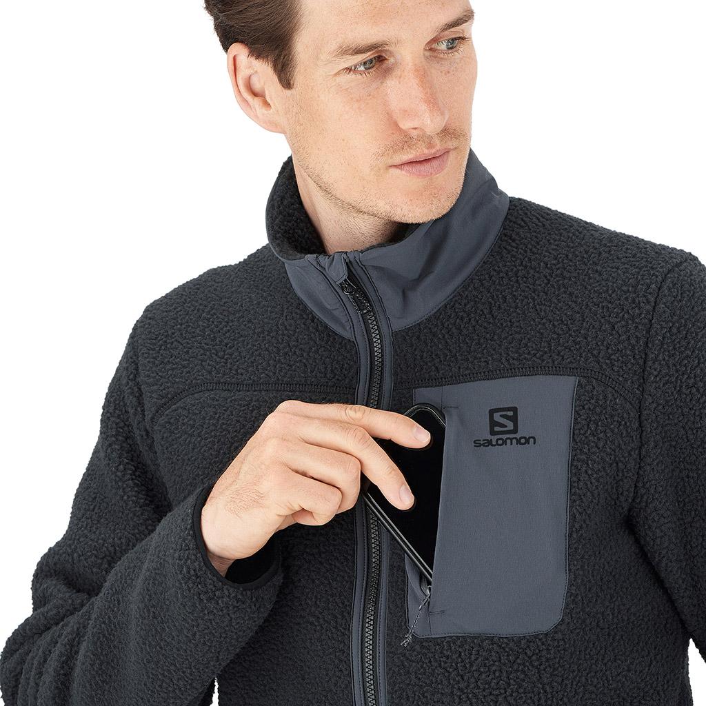Product gallery image number 5 for product Outline Warm Teddy Fleece Jacket - Men's