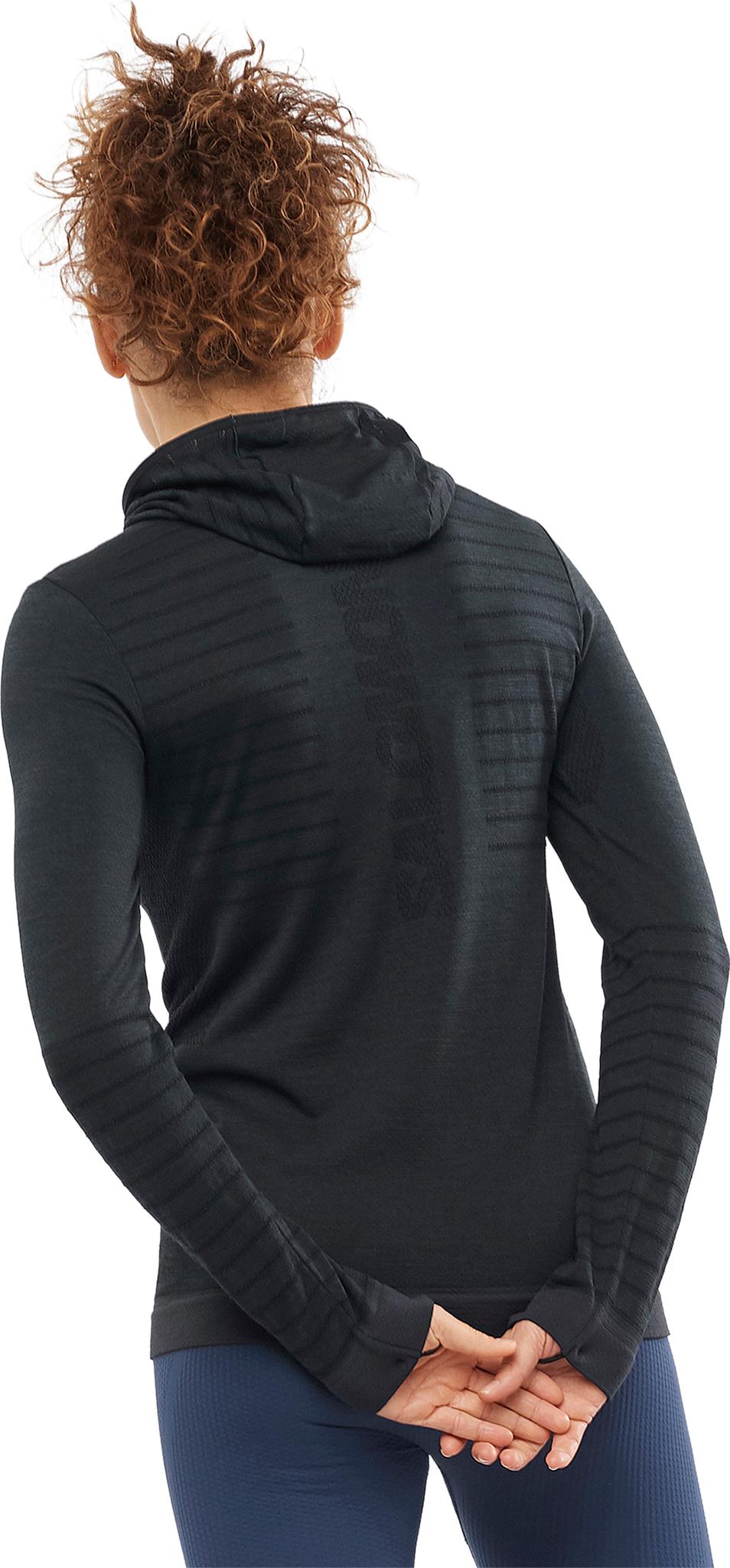 Product gallery image number 2 for product Outspeed Long Sleeve Wool Hoodie - Women's