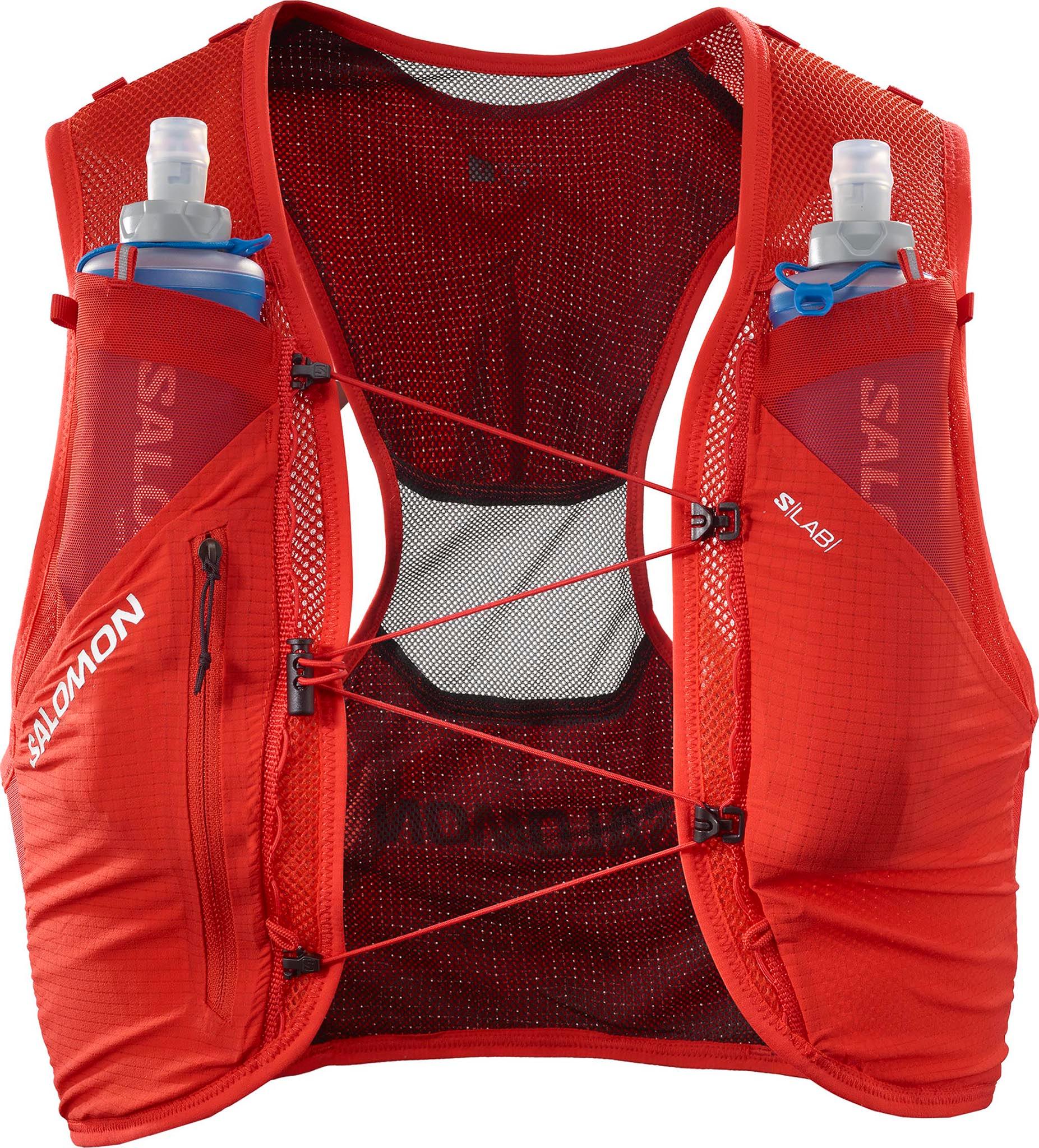 Product gallery image number 11 for product S/Lab Pulsar 3 Running Vest with Flasks - Unisex