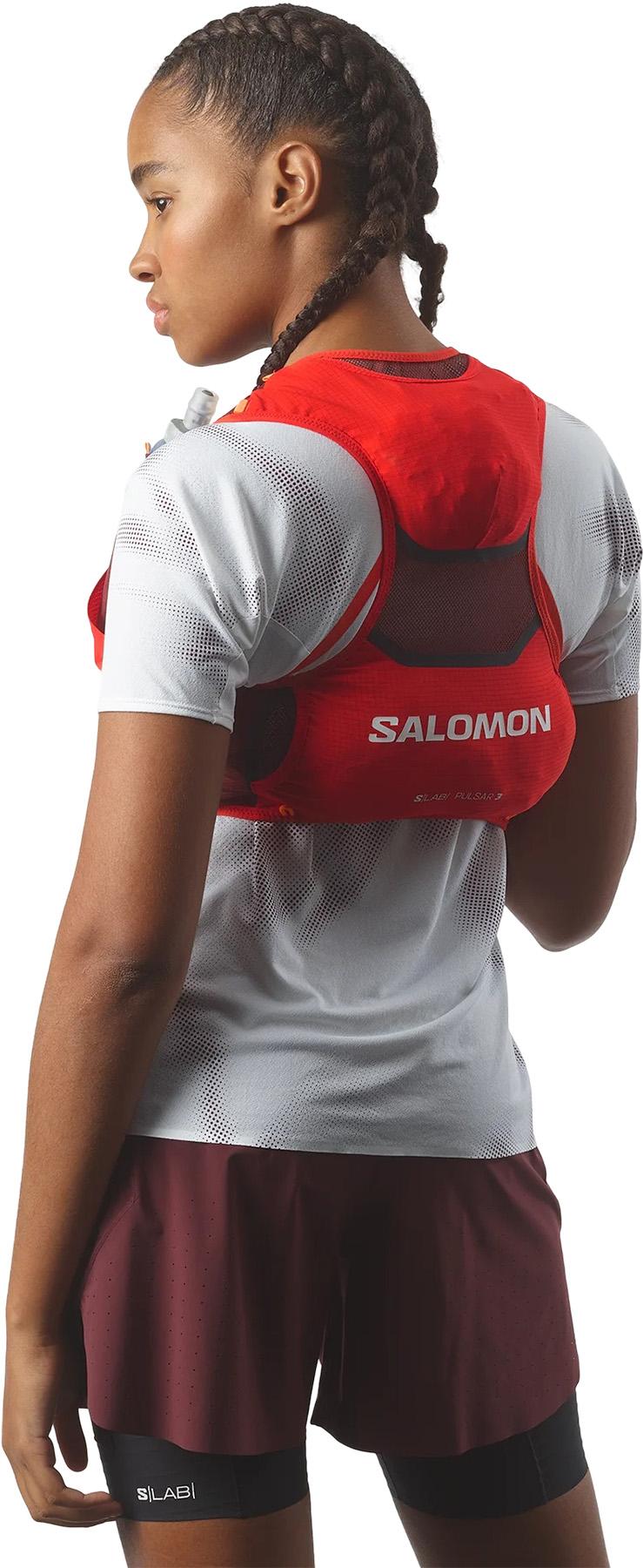 Product gallery image number 2 for product S/Lab Pulsar 3 Running Vest with Flasks - Unisex