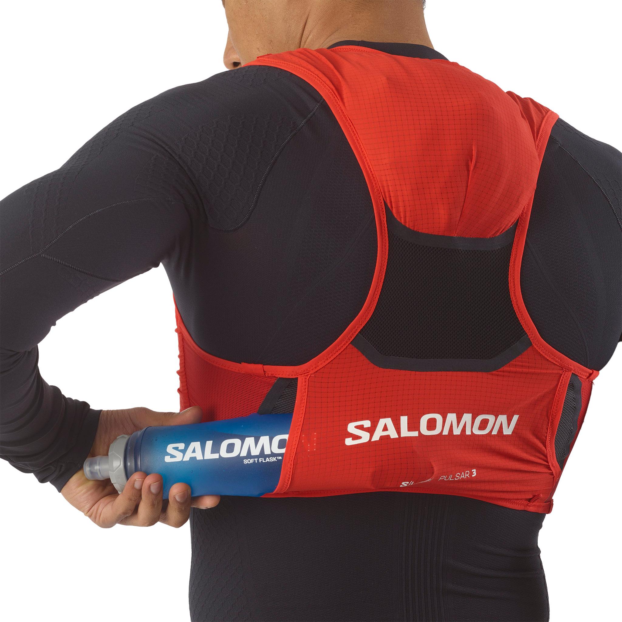 Product gallery image number 8 for product S/Lab Pulsar 3 Running Vest with Flasks - Unisex