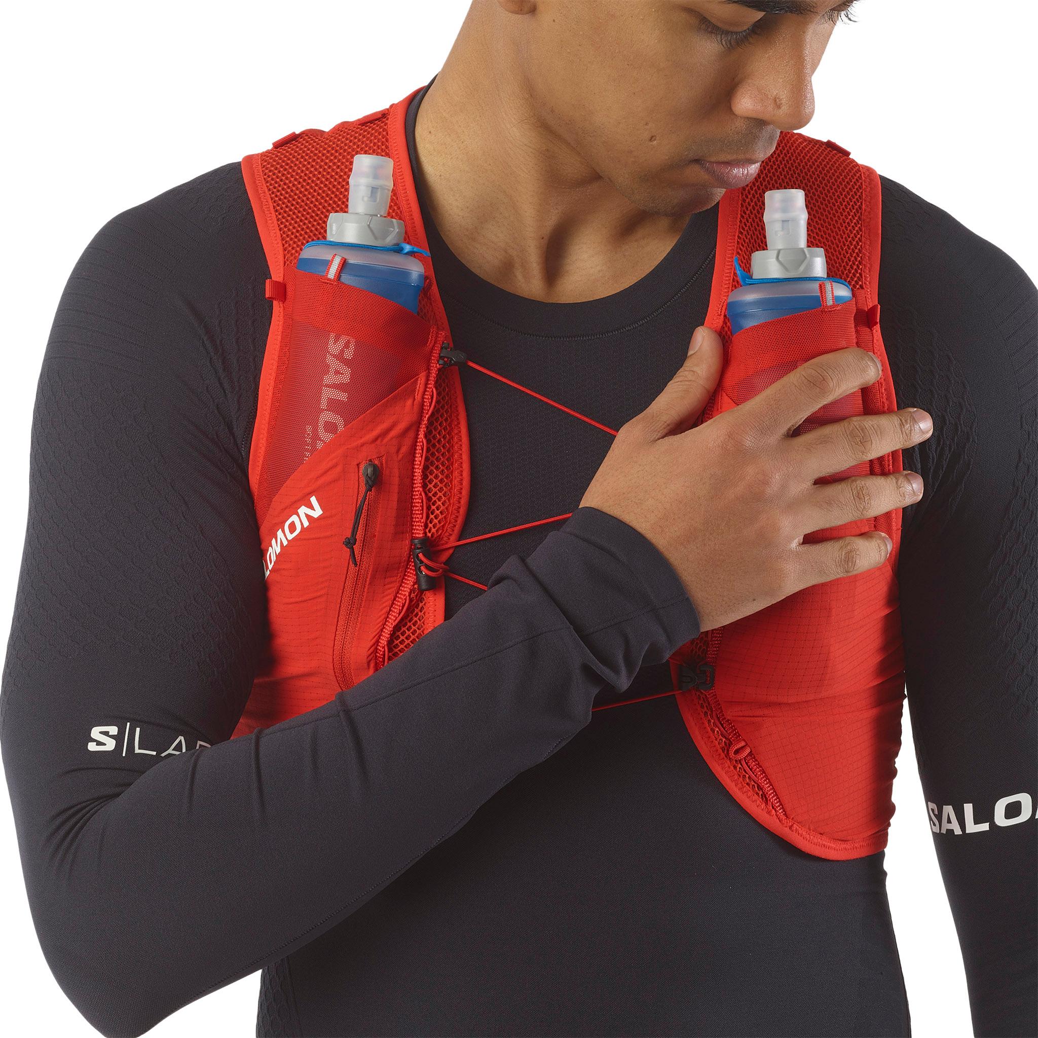 Product gallery image number 9 for product S/Lab Pulsar 3 Running Vest with Flasks - Unisex
