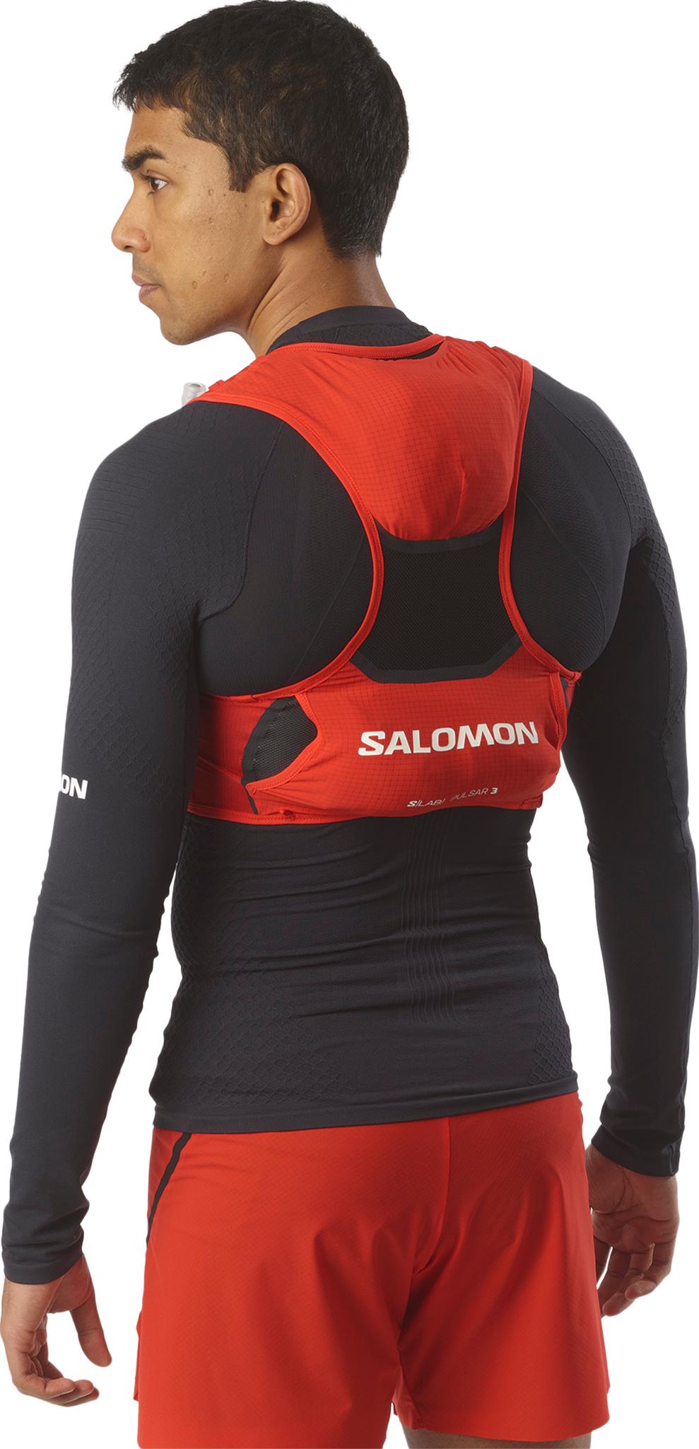 Product gallery image number 3 for product S/Lab Pulsar 3 Running Vest with Flasks - Unisex