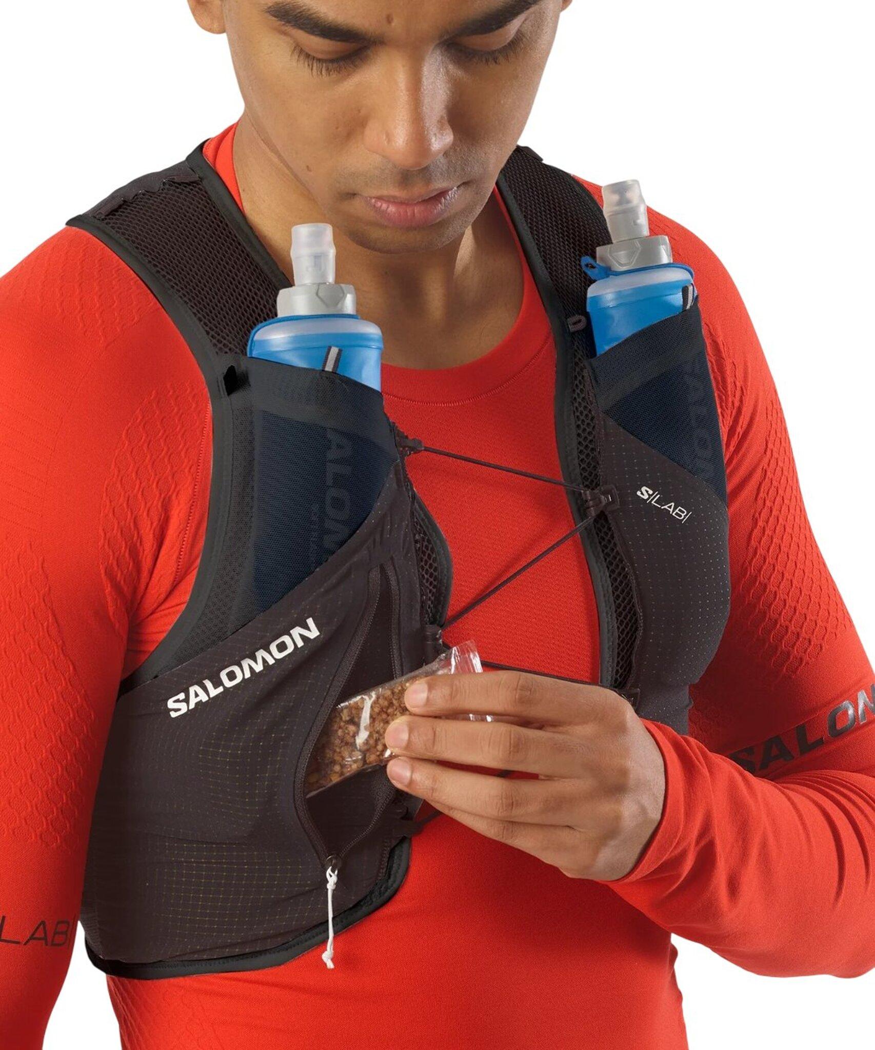 Product gallery image number 2 for product S/Lab Pulsar 3 Running Vest with Flasks - Unisex