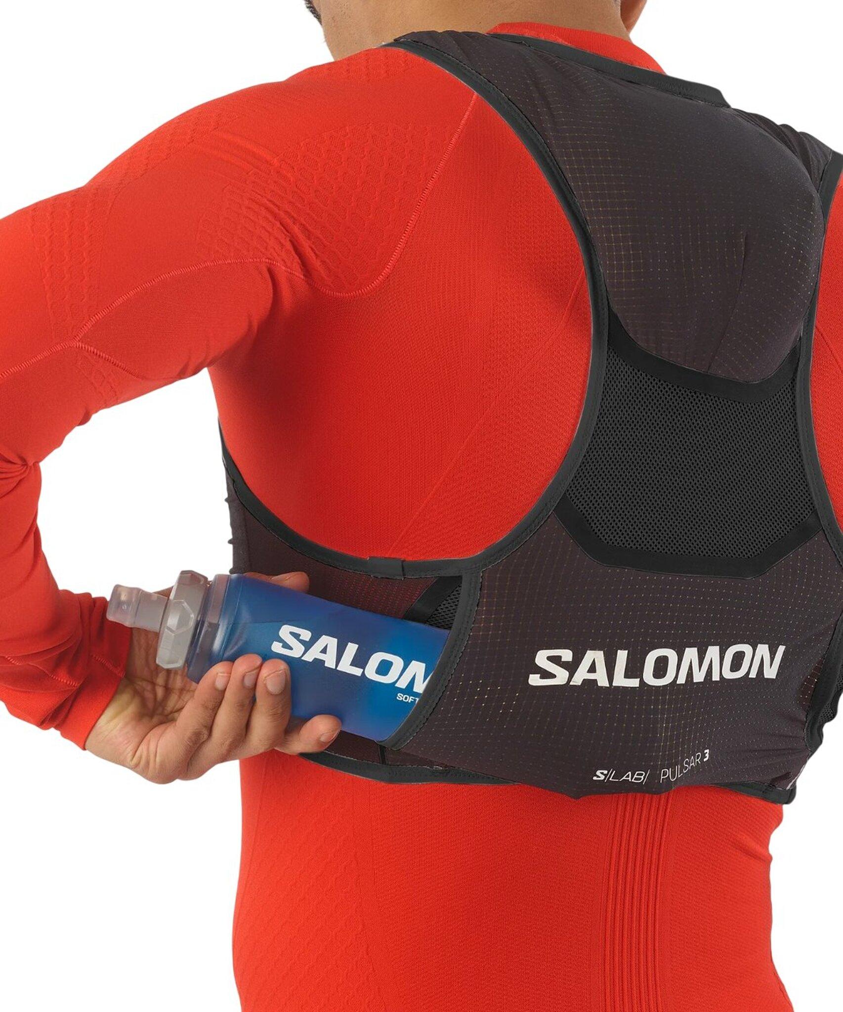 Product gallery image number 3 for product S/Lab Pulsar 3 Running Vest with Flasks - Unisex