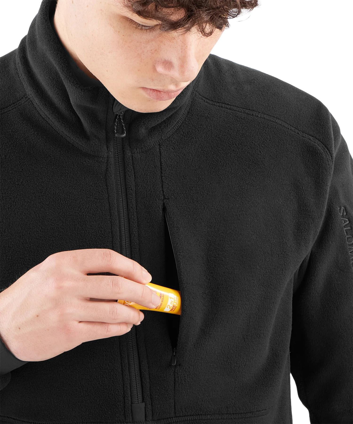 Numéro de l'image de la galerie de produits 4 pour le produit Manteau couche intermédiaire à demi-glissière Essential Micro Fleece - Homme