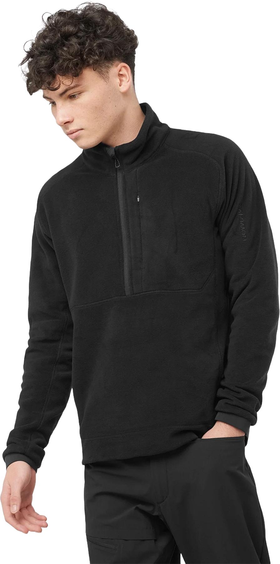 Numéro de l'image de la galerie de produits 7 pour le produit Manteau couche intermédiaire à demi-glissière Essential Micro Fleece - Homme