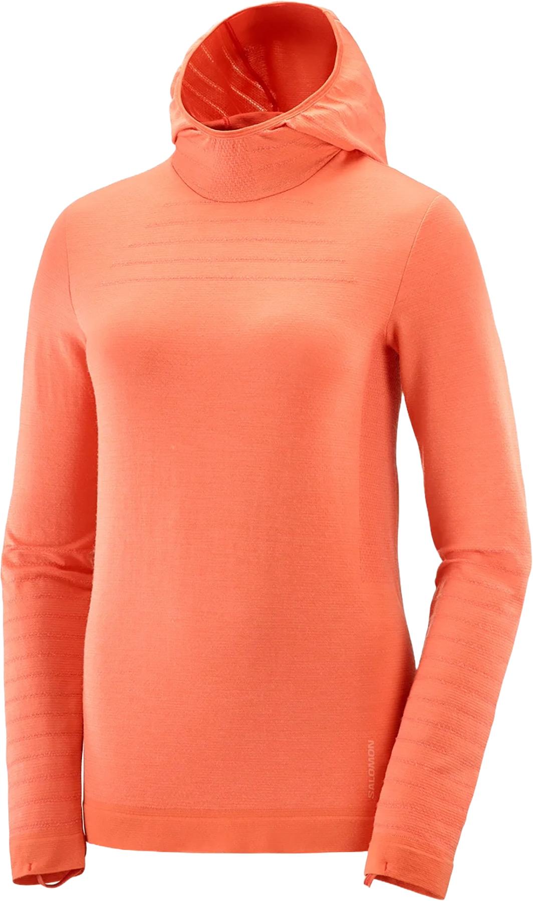 Image de produit pour Chandail à capuchon de couche de base en laine Essential - Femme