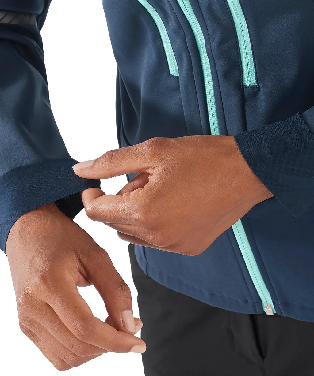 Product gallery image number 4 for product MTN Full Zip Softshell Hooded Wind Jacket - Women's