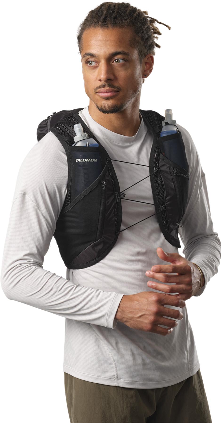 Product gallery image number 3 for product Veste d'hydratation de course avec flasque Active Skin 12L - Unisexe